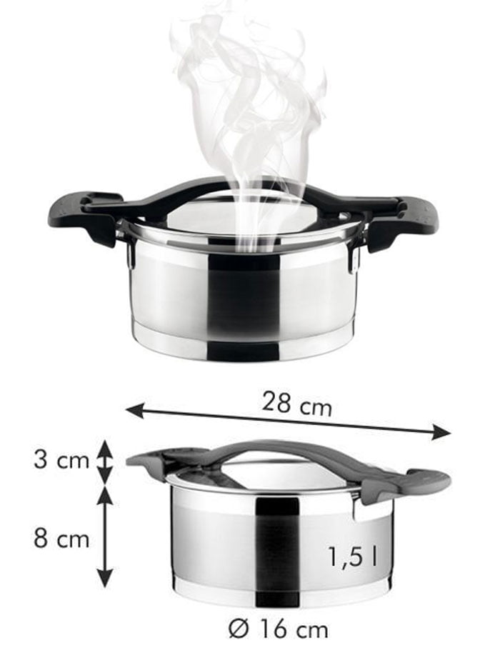 Tescoma Cooking Pot Casserole With Cover 5-Liter Ø 24 Cm #780635
