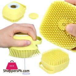 The Bath Scrub Brush Can Filling Shampoo In It