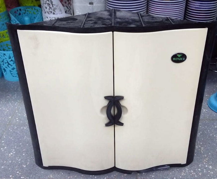 Wonder Corner Bathroom Cabinet Plastic