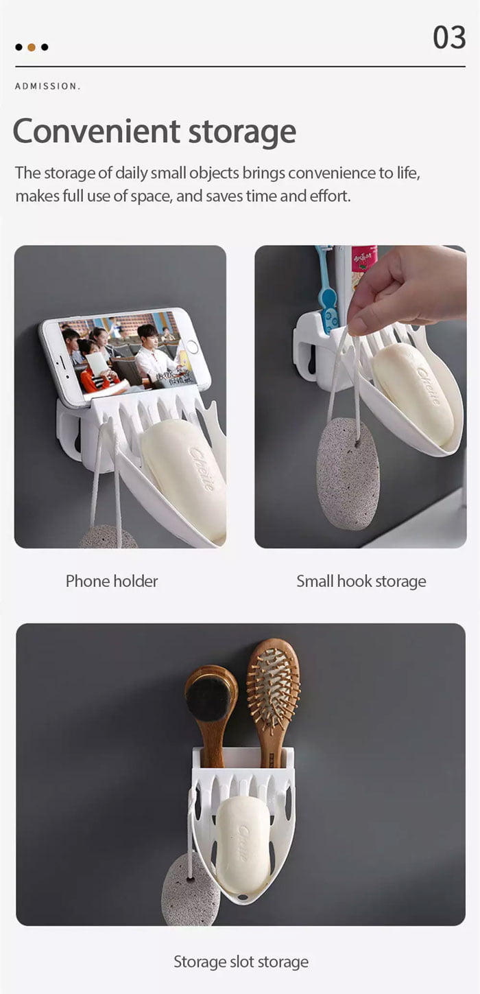 1 Pcs Simplicity Soap Dish Punch-Free