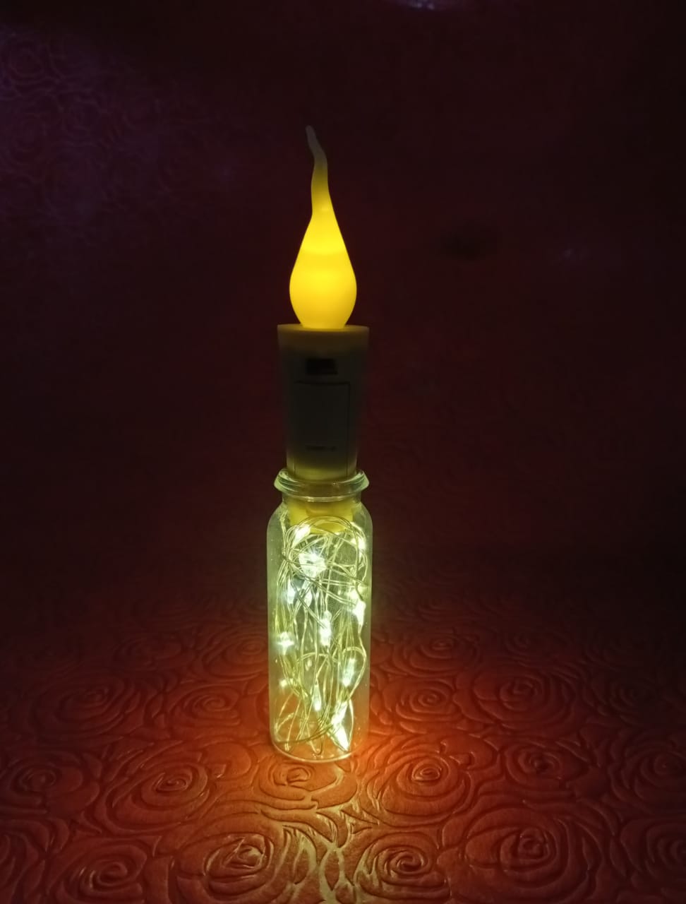Led Candles For Decoration Glass Material