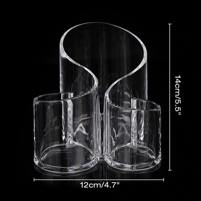 3 Compartments Cosmetic Organizer Transparent Box 2207
