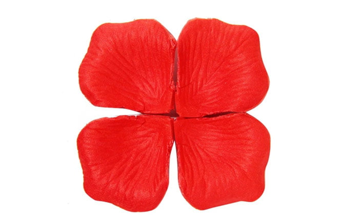 Artificial Silk Flowers Simulation Rose Petals Decorations 300 Pcs Pack