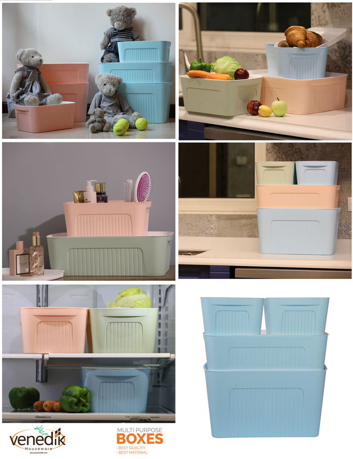 Asia Venedik Multi Purpose Box 4 Pcs Iran Made