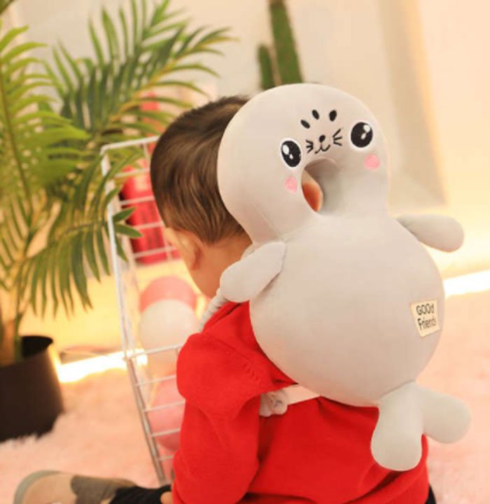 Baby Head Protection Anti Fall Baby Learn To Walk Kids Toddler Head Cover Plush Knock Head Falling Pillow
