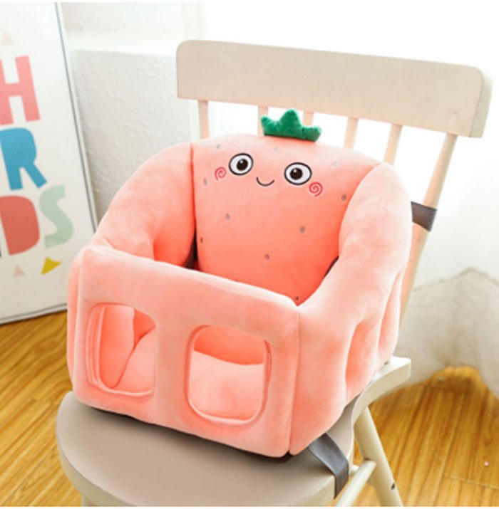Baby Plush Boooster Seat Learn to Sit Sofa Training Chair 0-2 Year Seat