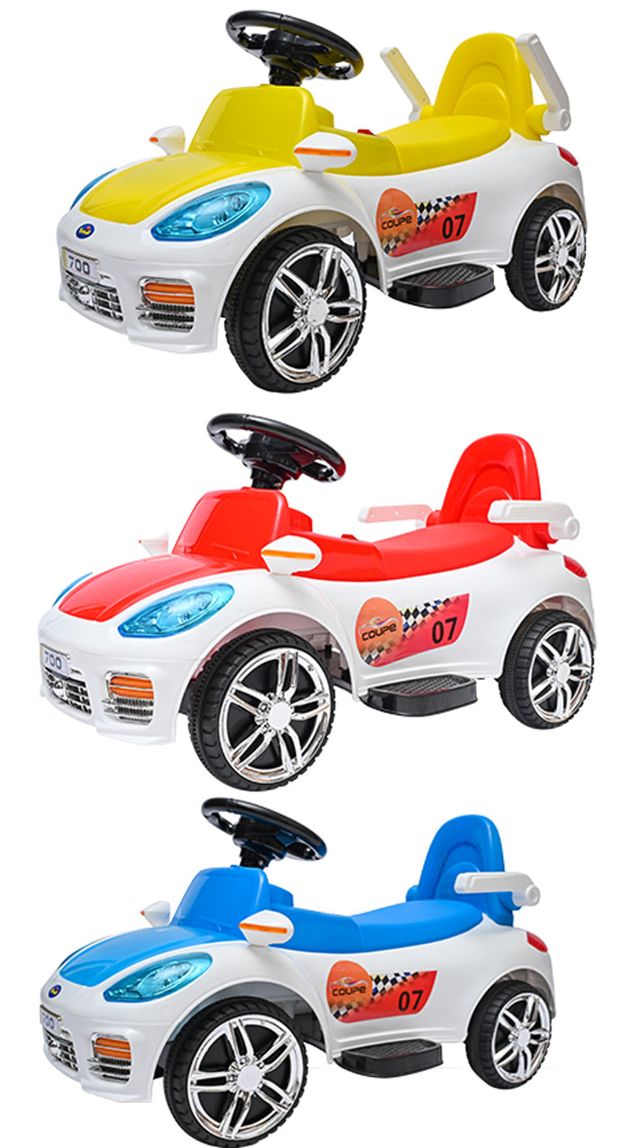 Battery Operated Coupe Ride On Push Car Star 700