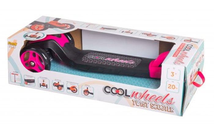 Cool Wheels Twist Scooter Pink - Fr57898