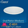 Camri Oval Platter (Medium) 12 Inch -1 Pcs