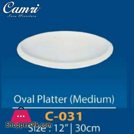 Camri Oval Platter (Medium) 12 Inch -1 Pcs