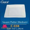 Camri Square Platter (Medium) 9.5 Inch -1 Pcs