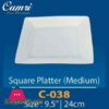 Camri Square Platter (Medium) 9.5 Inch -1 Pcs