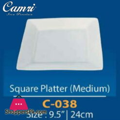 Camri Square Platter (Medium) 9.5 Inch -1 Pcs