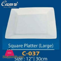 Camri Square Platter (large) 12 Inch -1 Pcs