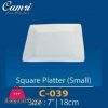 Camri Square Platter (small) 7 Inch -1 Pcs