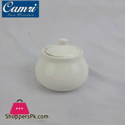 Camri Sugar Pot with Spoon 200ML  -1 Pcs