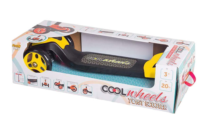 Cool Wheels Twist Scooter Yellow - Fr57874