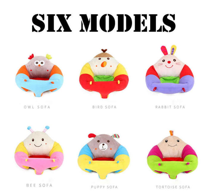 Cute Portable Baby Support Seat Learn To Sit &Amp; Play Soft Chair Age Range : 0-6 Month