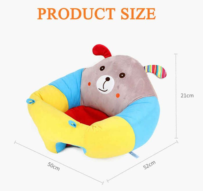 Cute Portable Baby Support Seat Learn To Sit &Amp; Play Soft Chair Age Range : 0-6 Month