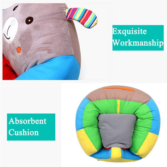 Cute Portable Baby Support Seat Learn To Sit &Amp; Play Soft Chair Age Range : 0-6 Month
