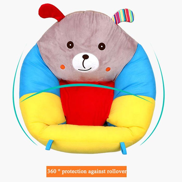 Cute Portable Baby Support Seat Learn To Sit &Amp; Play Soft Chair Age Range : 0-6 Month