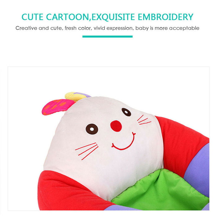Cute Portable Baby Support Seat Learn To Sit &Amp; Play Soft Chair Age Range : 0-6 Month