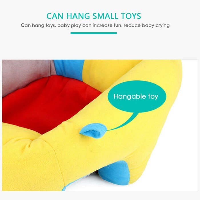 Cute Portable Baby Support Seat Learn To Sit &Amp; Play Soft Chair Age Range : 0-6 Month