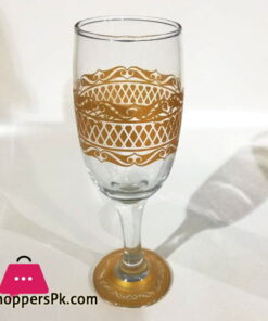 Decoware Imperial 200 Ml Gold Glass (Pack of 6)