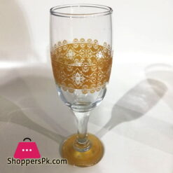 Decoware Imperial 200 Ml Gold Glass (Pack of 6)