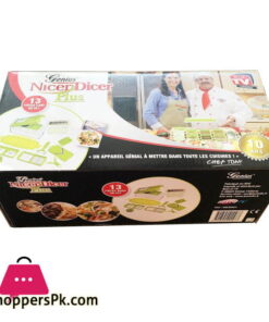 Genius Nicer Dicer Plus Original Multi-accessory with 1 Peeler for Cutting / Chopping / Slicing / Grating