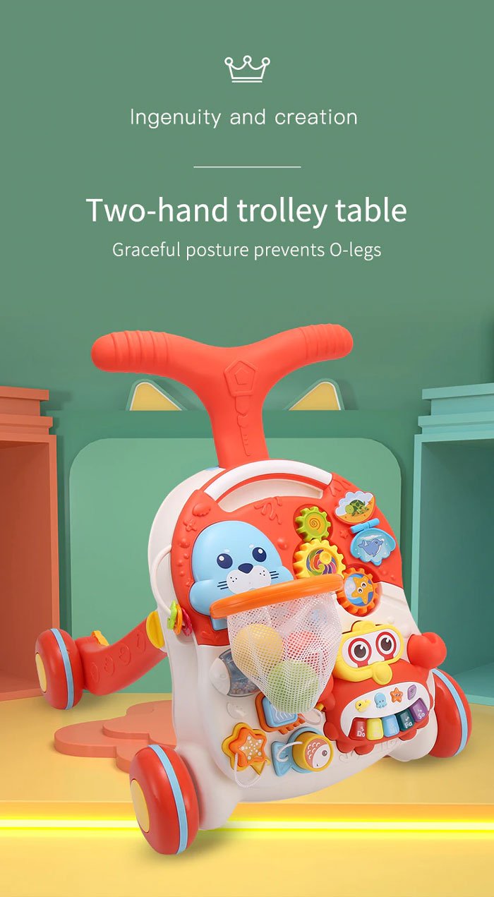 Huanger 2-In-1 Multifunctional Baby Walker Game Table With Wheel 6 To 24 Months Anti-Rollover Stroller Child Walker For Baby 21 Huanger 2-In-1 Multifunctional Baby Walker Game Table With Wheel 6 To 24 Months Anti-Rollover Stroller Child Walker For Baby