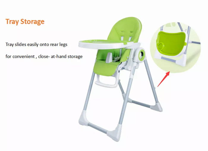 IVOLIA Multi Function Baby Chair Foldable Kids Tables and chairs High Baby Chair Q1