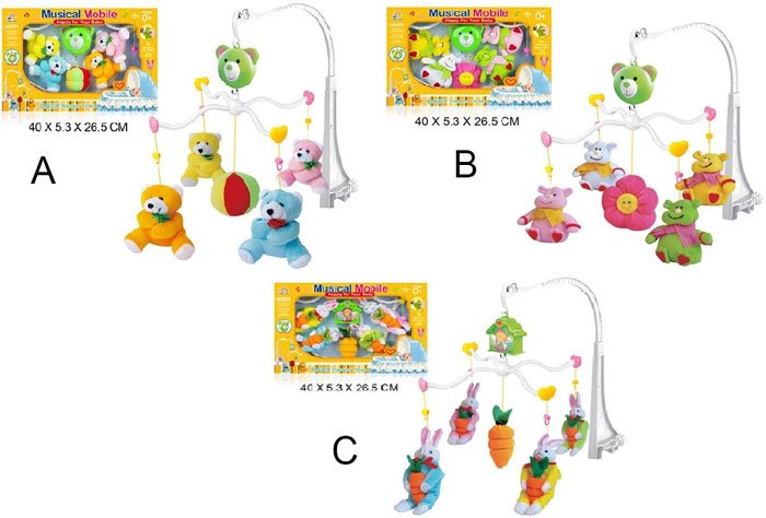 Musical Cot Mobile On Crib