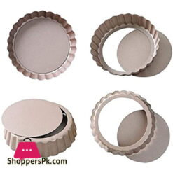 Nonstick Mini Tartlet Custard Quiche Pastry Pie Pan 3-InchDiameter 1 Pcs