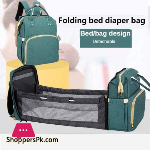 Portable Mummy Bag Folding Crib Multifunctional Large Capacity Traveling Bag for Mother And Baby