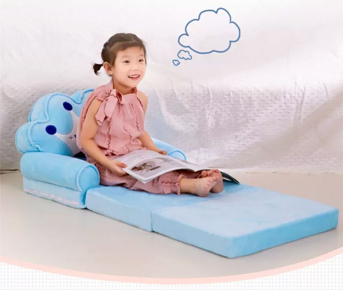Princess Child Armchair Fold Sofa Cartoon Seat Sofa Washable