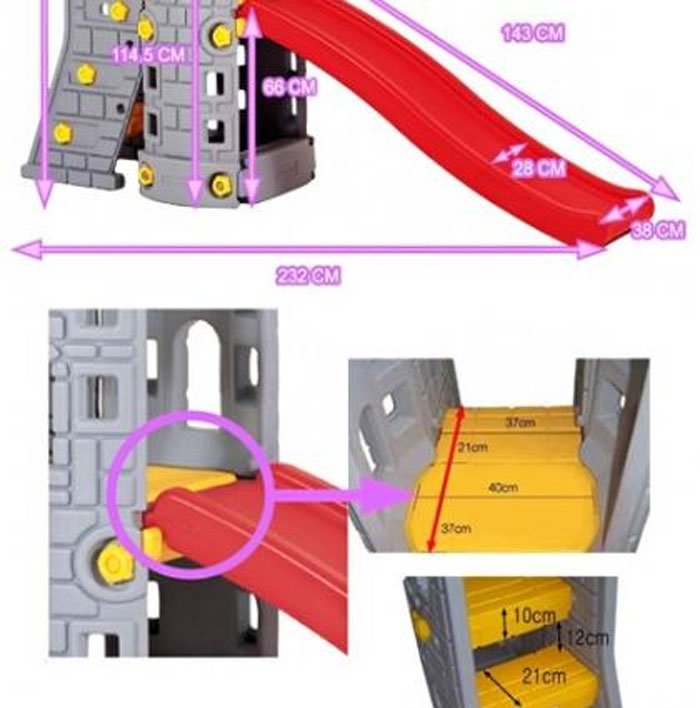 Slide Edu-Play Kingdom Super-Tower Sl-6102