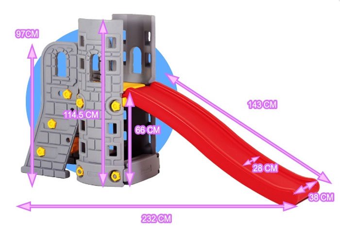 Slide Edu-Play Kingdom Super-Tower Sl-6102