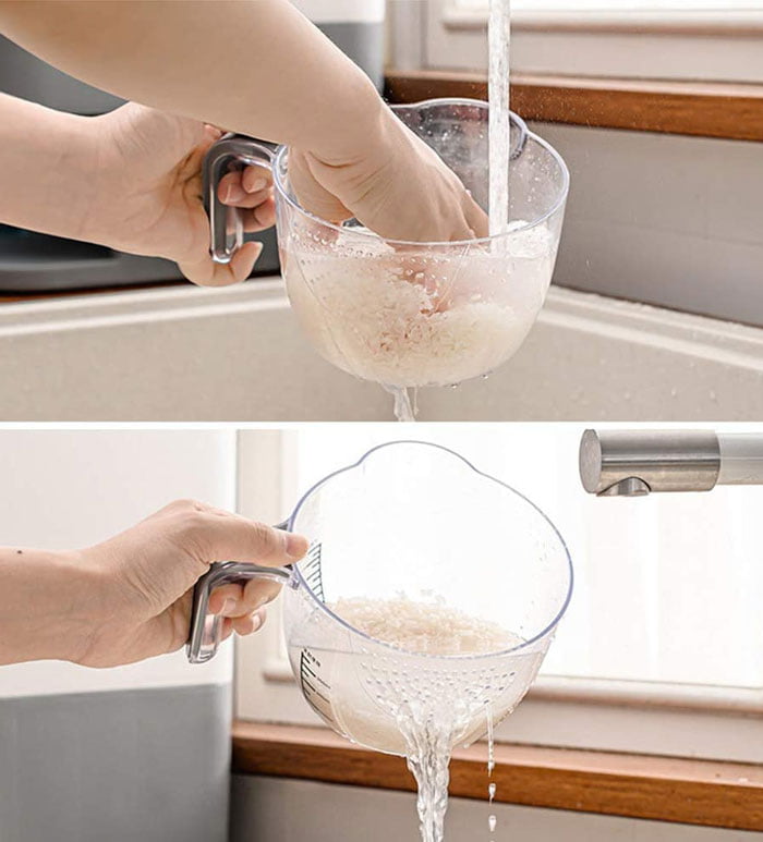 12Kg Airtight Rice Dispenser Dry Food Container Bucket Storage Bin For Keep Food Fresh With Measuring Cup