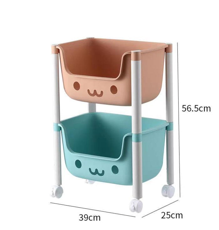 2 Layers Kids Toy Organizer Baskets With Wheels Large Kids Toys Chest Storage Bins 4 2 Layers Kids Toy Organizer Baskets With Wheels Large Kids Toys Chest Storage Bins