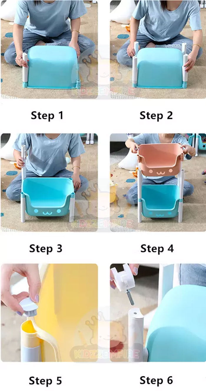 2 Layers Kids Toy Organizer Baskets With Wheels Large Kids Toys Chest Storage Bins 5 2 Layers Kids Toy Organizer Baskets With Wheels Large Kids Toys Chest Storage Bins