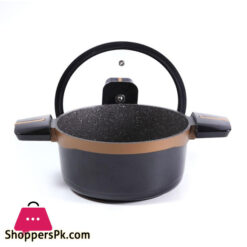 ALPENBURG DAGCHI WOK Black Gold Coper 32 CM Germany Made  #KC17