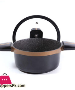 ALPENBURG WOK Karai Black Gold Coper 34 CM Germany Made #KC20