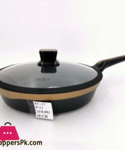 ALPENBURG Frypan Single Handle with Lid Germany Made 28 CM #KC23