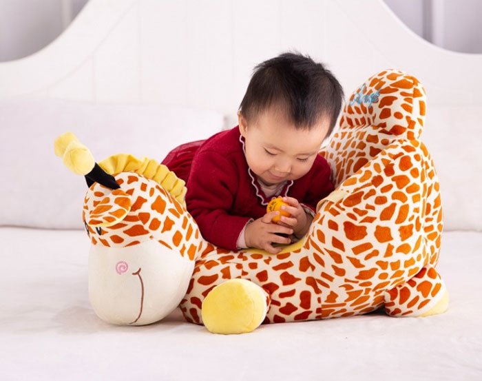 Baby Soft Plush Cushion Baby Sofa Seat 0 - 4 Years