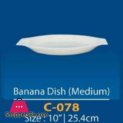 Camri Banana Dish (Medium) 10 Inch -1 Pcs