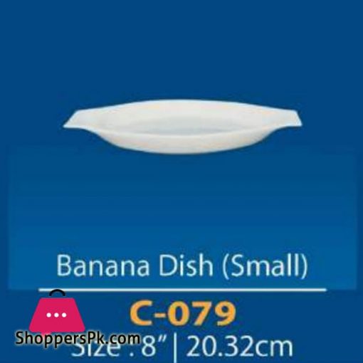 Camri Banana Dish (Small) 8 Inch -1 Pcs