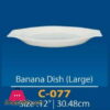 Camri Banana Dish (Large) 12 Inch -1 Pcs