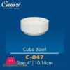 Camri Cuba Bowl 4 Inch -1 Pcs