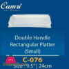 Camri Double Handle Rectangular Platter (Small) 9.5 Inch - 1 Pcs 2 Camri Double Handle Rectangular Platter (Small) 9.5 Inch - 1 Pcs